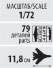Zvezda 7327 Soviet fighter Yak-1 27-92 series 1/72